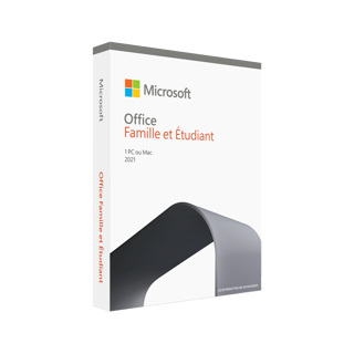 MS Office Home and Student 2021 French Africa Only Medialess