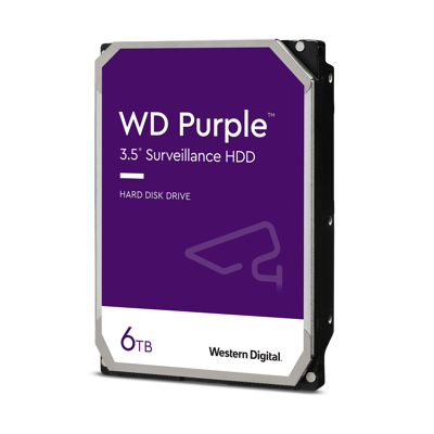 Western Digital Purple Disque Dur Interne d'enregistrement video surveillance 3,5" 6To 12M