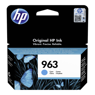 HP 963 Cyan Original Ink Cartridge Pour OJ9010/9013/9020
