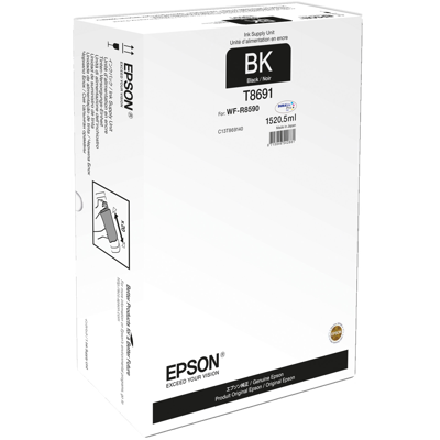 EPSON Cartouche d'encore pour WorkForce Pro WF-R8590 Black XXL Ink 75,000 pages