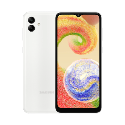 SAMSUNG Smartphone A04 White 6.5" Octa Core 4Go 64Go Android 4G 5Mp 50Mp 2Mp 12M