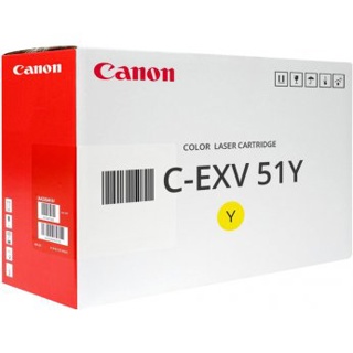 Canon toner C-EXV51 L Toner Y- Yield:26,000 pages