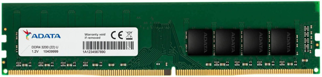 ADATA Barrette mémoire DDR4-3200 U-DIMM 8GB DESKTOP