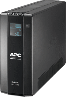 APC Back-UPS Pro 1600VA, 8 Outlets, AVR, LCD 24M