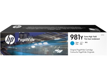 HP 981Y Extra High Yield Cyan Page Wide CartridgeHP PageWide 556/586