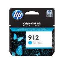 HP 912 Cyan Original Ink Cartridge Pour OJ 8023