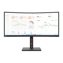 LENOVO ThinkVision T34w-30 34 inch Ultrawide QHD Curved Monitor 12M