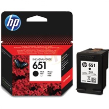 HP 651 Black Original Ink Advantage CartridgeOfficeJet 202/252/ Ink Advantage 5575