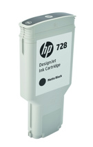 HP 728 300-ml Matte Black DesignJet Ink CartridgeHP HP Designjet T730/T830
