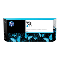 HP 728 300-ml Cyan DesignJet Ink Cartridge HP HP Designjet T730/T830