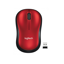 LOGITECH Wireless Mouse M185 Red, WER Occident Pack