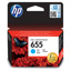 HP 655 Cyan Original Ink Advantage CartridgeDeskjet 3525/4615/4625/5525/6525